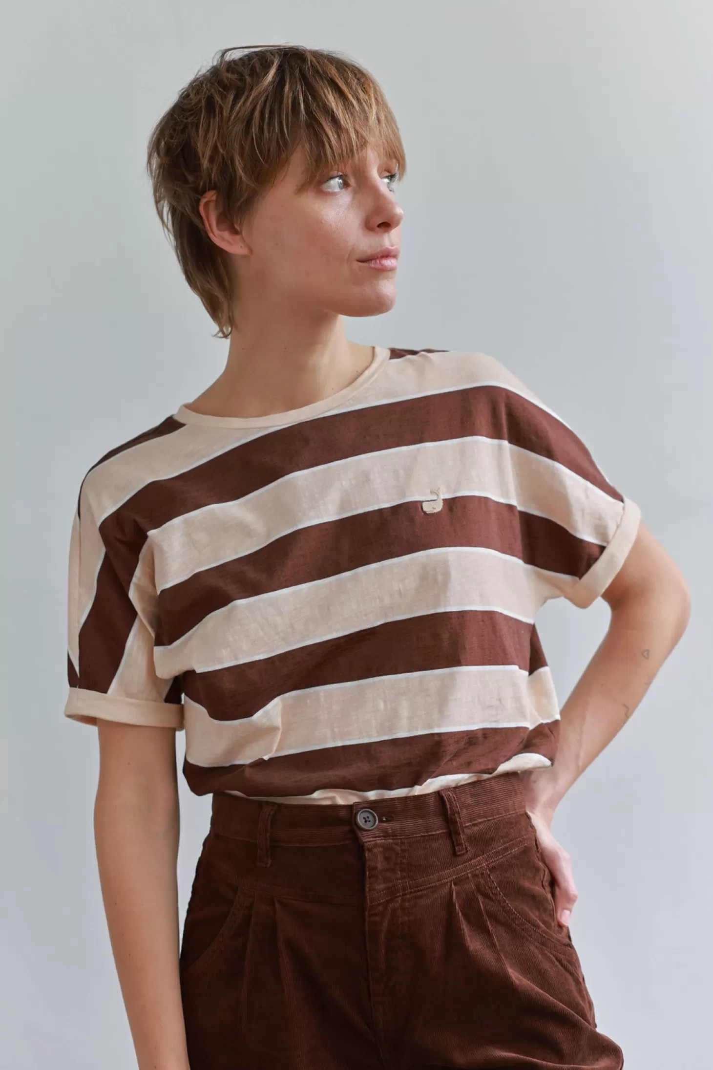 Flash Sale Twothirds Oxna-Hot Chocolate Stripes