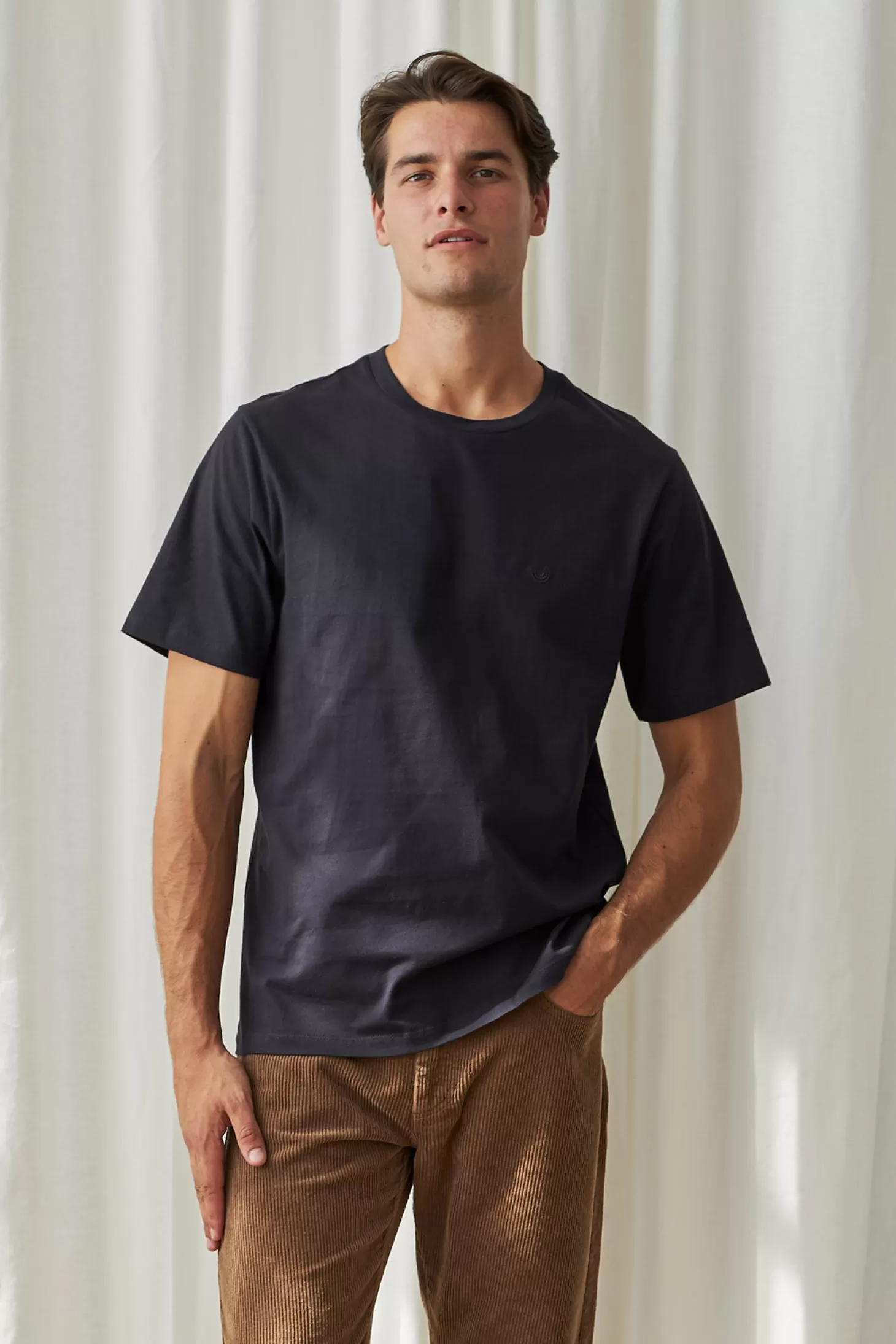 Best Twothirds The Organic Cotton Tee-Dark Navy