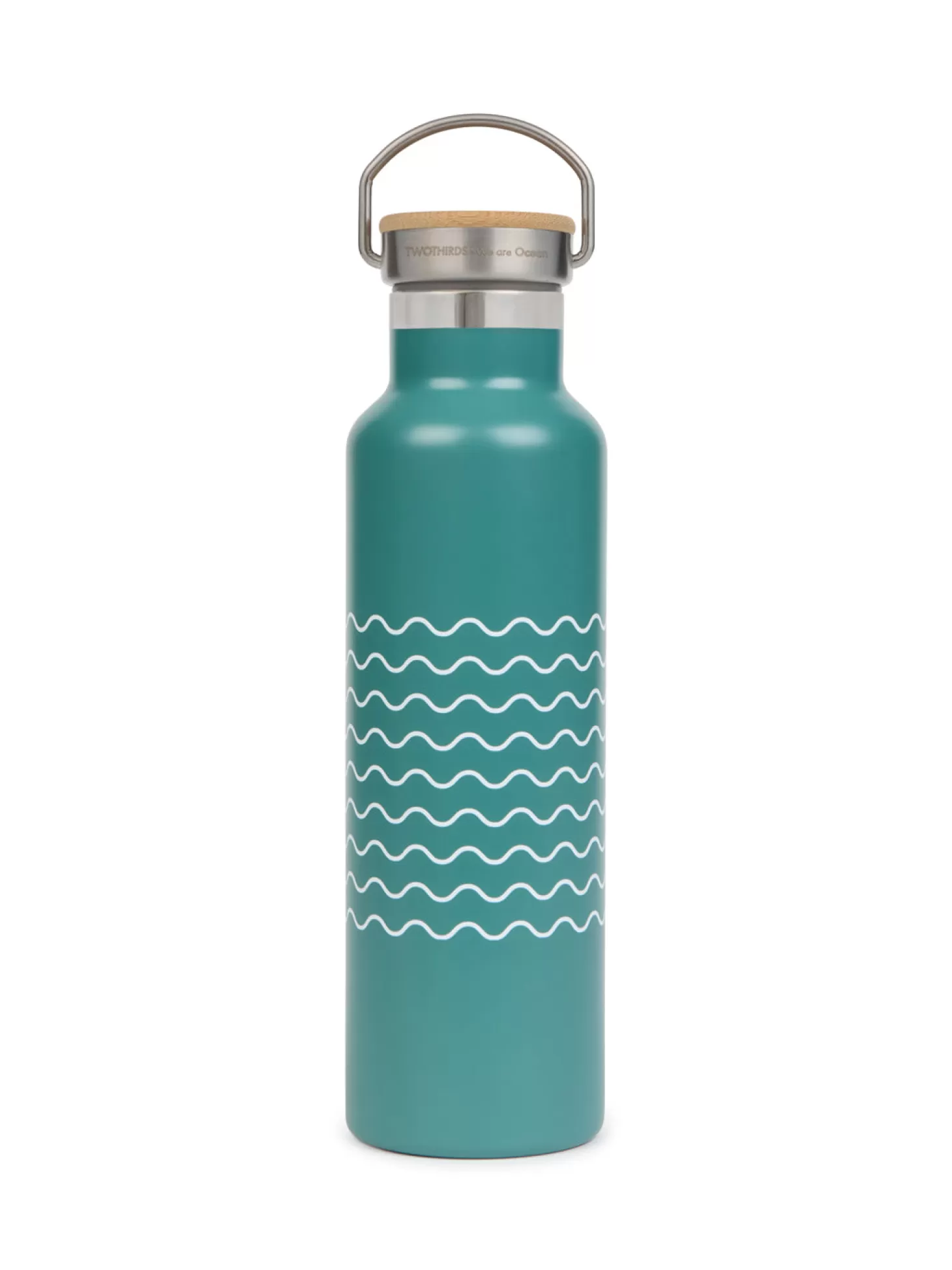 Cheap Twothirds Thermo Bottle Waves-Teal