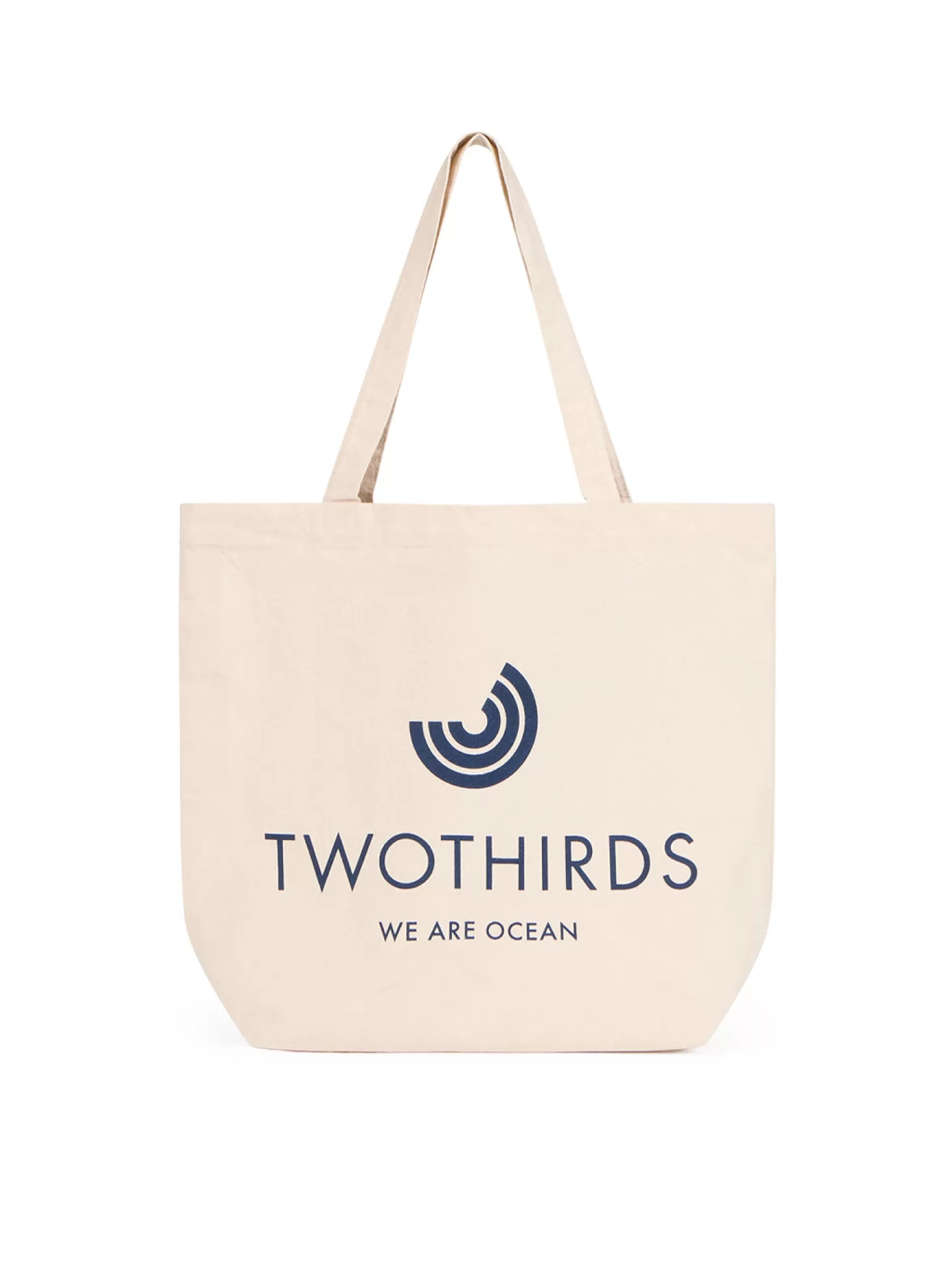 Best Twothirds Logo Tote Bag-Ecru